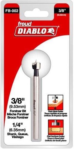 1-1/2-Inch by 3/8-Inch Shank Forstner Drill Bit, Multi in Kuwait