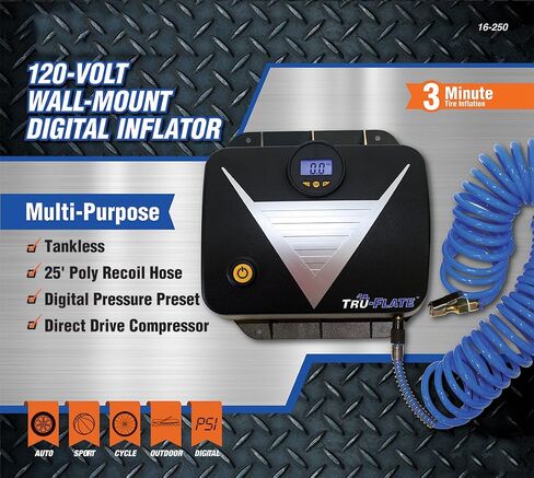 Tru-Flate 16-250 Inflator 120V Tankless Wall Mount in Saudi Arabia