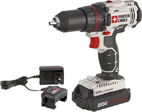 PORTER-CABLE 20V MAX* Cordless Drill/Driver Kit, 1/2-Inch (PCC601LA) in Kuwait