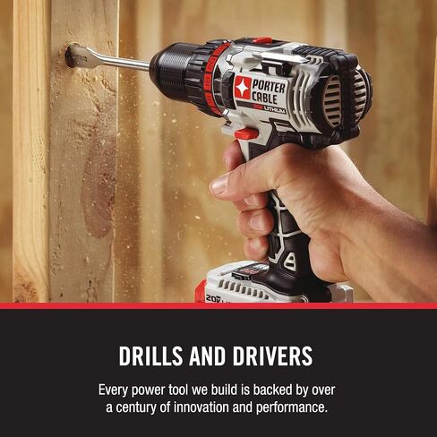 PORTER-CABLE 20V MAX* Cordless Drill/Driver Kit, 1/2-Inch (PCC601LA) in Kuwait