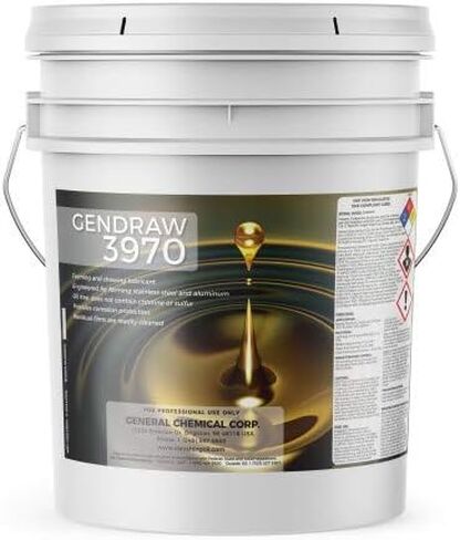 General Chemical Metalworking Fluid - Heavy Duty Synthetic Lubricant and Corrosion Protection - GenDraw 3970 - Evaporative Fluids for Metal Forming, Stamping, and Drawing - 55 Gallon Drum in Saudi Arabia