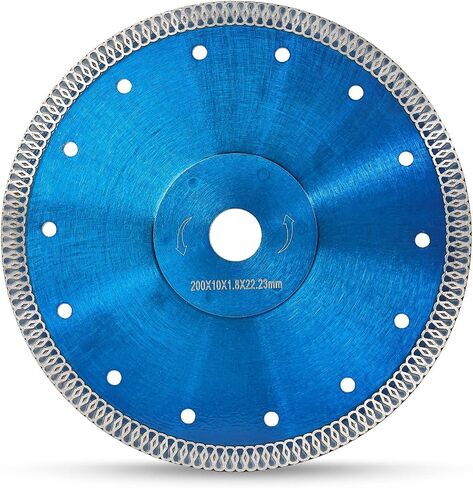 Super Thin Porcelain Tile Blade 7 Inch | Wet or Dry for Fast and Chip-Free Cutting of Porcelain Tile,Granite,Marble,5/8" to 7/8" Arbor Hole in Saudi Arabia