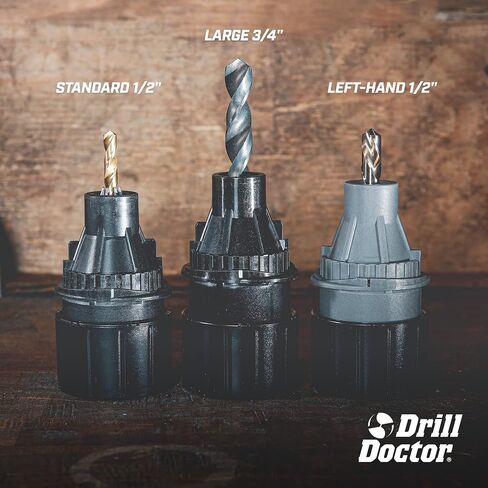Drill Doctor Large Bit Chuck Sharpen 3/32" to 3/4" Bits for Models 500x, and XP. Replacement for 750X DA70100PF in Saudi Arabia