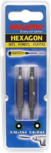 عبوات قطع غيار MegaPro 9BP-HX-2A، HD3/32-7/64، HD1/8-9/64 in Kuwait