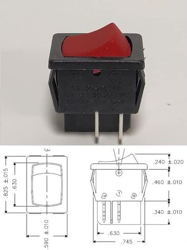 Genuine Shop Vac On-Off Power Switch DPST 16A in Saudi Arabia
