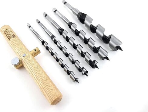 وودوول مجموعة مثقاب نجاة بوش كرافت 6 قطع مع مقبض على شكل حرف T و5 رؤوس مثقاب في لفة ادوات من بي سي اتش in Kuwait