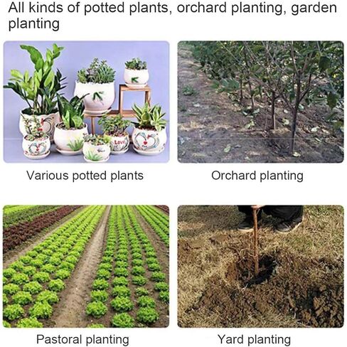 هوي شوانغ تيكنولوجي لقمة مثقاب كهربائي للحديقة مقاس 3 انش × 12 انش، اداة زراعة يدوية للزراعة بلمبة حلزونية للحدائق، مثقاب ثقب عمود اوجير للزراعة (قطر 3 انش، طول 12 انش) (8×30 سم) in Kuwait