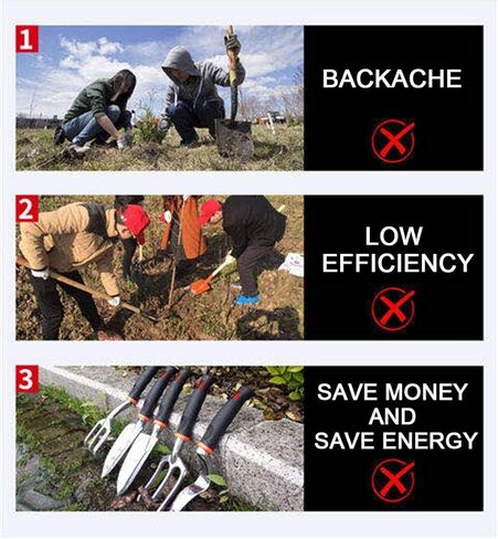 هوي شوانغ تيكنولوجي لقمة مثقاب كهربائي للحديقة مقاس 3 انش × 12 انش، اداة زراعة يدوية للزراعة بلمبة حلزونية للحدائق، مثقاب ثقب عمود اوجير للزراعة (قطر 3 انش، طول 12 انش) (8×30 سم) in Kuwait