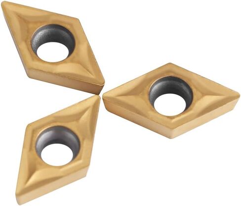 أطراف كربيد CNC، حشوات كربيد، 10 قطع من أداة تحويل المخرطة ذات الشفرات مع صندوق من الفولاذ المقاوم للصدأ للتشطيب شبه النهائي والآلات الخشنة in Saudi Arabia