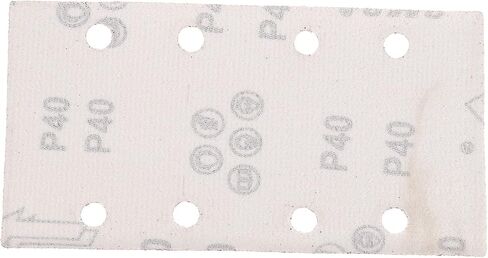 uxcell 1/3 Sanding Sheet 40 Grits 80 Grits 8 Hole Hook and Loop Sander Pads Sandpaper 20pcs in Saudi Arabia