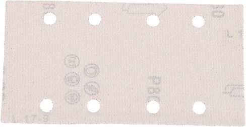 uxcell 1/3 Sanding Sheet 40 Grits 80 Grits 8 Hole Hook and Loop Sander Pads Sandpaper 20pcs in Saudi Arabia