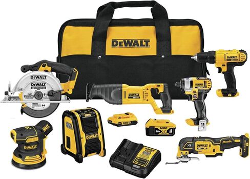 DEWALT 20V MAX* Cordless Drill Combo Kit , 7-Tool (DCK771D1M1) in Saudi Arabia