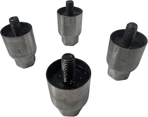 Heavy-Duty Stainless 1-5/8" Adjustable Equipment Leg w/ 6" Protruding Stud in Kuwait