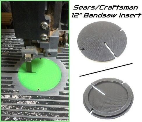 إدراج طاولة المنشار الحزامي لمنشار شريطي Sears & Craftsman مقاس 12 بوصة (قطر 85 مم) 113.243310 in Kuwait
