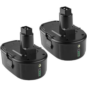 Powilling 2Pack 5.0Ah 18V DC9096 لبطارية Dewalt XRP، بطارية لـ Dewalt DC9098 DC9099 DE9039 DE9096 DE9098 DW9099 DW9098 DE9503 ليثيوم أيون in Kuwait