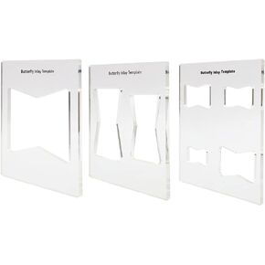 3 قطع من Kipokalor مقاس 15.24 سم × 15.24 سم قالب مرصع على شكل فراشة | جهاز توجيه وقالب ديكور in Kuwait