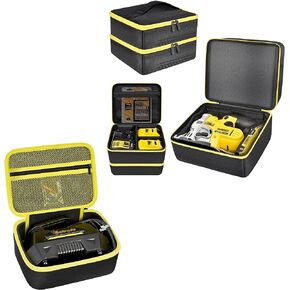 حقيبة مضخة هواء Tanmqin متوافقة مع منفاخ الإطارات AstroAI، حافظة متوافقة مع DEWALT 20V MAX XR Jig Saw DCS334B، حقيبة تنظيم حامل التخزين لبطارية Dewalt 20v Max in Kuwait