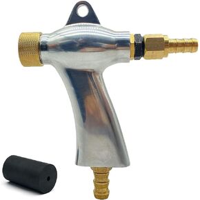Sand Blaster Gun Kit Soda Blaster Air Siphon Sandblaster Gun with Boron Carbide Sandblasting Nozzle Power Abrasive Sand Blasters Spray Gun Set Portable（6mm） in Kuwait