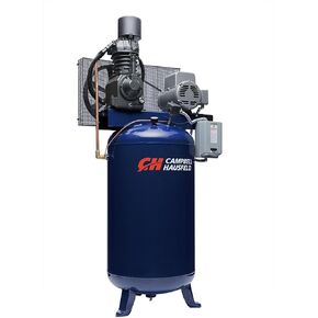 ضاغط هواء كامبل هاوسفيلد، 80 جالون عمودي مرحلتين 25CFM 7.5HP 208-230V 1PH (TF211201AJ) in Saudi Arabia