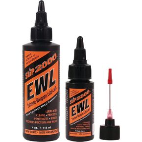 SLIP 2000 EWL CLP Gun Lube - Extreme Weapons Lubricant Synthetic Gun CLP Cleaner - 4 oz Squeeze Bottle | Cleans, protects and lubricates machine guns and chain guns in Saudi Arabia