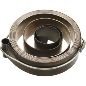 MroMax 1Pcs Drill Press Spring, 0.03" x 0.47" x 60.63" Quill Spring Feed Return Coil Spring Assembly, 0.7 x 12 x 1540mm Drill Press Spring Spring Steel Chemical Blackening Finish
