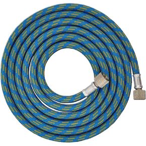 HUBEST 6ft Braided Airbrush Air Hose with 1/8 Inch to 1/4 Inch Adapter - Nylon Braided Air Line Compatible with Iwata, Master, Devilbiss Airbrush Compressors - Kink-Free Standard Fitting in Saudi Arabia