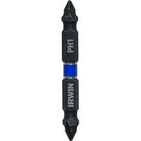 IRWIN Tools 1870982 Impact Performance Series Double-Ended Screwdriver Number-1 Phillips Power Bit, 2 3/8-Inch, 2-Pack in Saudi Arabia