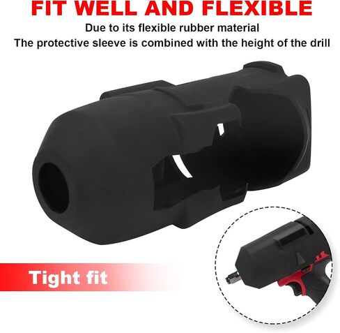 49-16-2767 MLW49162861 M18 FUEL Impact Wrench Protective Boot (2Pcs) for fits Milwaukee M18 FUEL 1/2 & Milwaukee Torque Impact Wrench 2767-20 & 2863-20 2860/2861 in Saudi Arabia