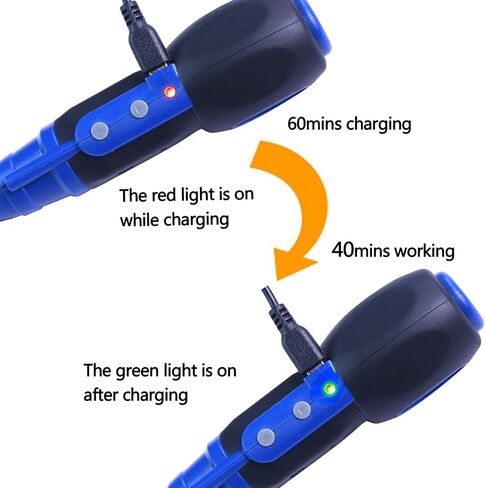 Terokota 3.6V مفك طاقة لاسلكي، مفك كهربائي USB قابل لإعادة الشحن مع فيليبس، مسطح، سداسي، لقم نجمة، محولات 1/4 مقبس، لقمة رأس مغناطيسية مزدوجة وإضاءة LED in Kuwait