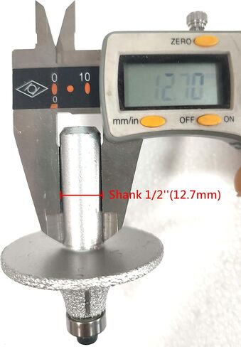 ILOVETOOL Head Radius 10mm 3/8" inch Diamond BRAZED Profile Wheel Router Bit Bullnose Coarse Grit 60 for Marble Granite Stone Hells Tile in Saudi Arabia