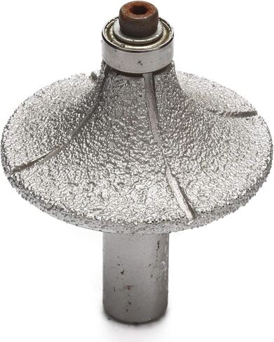 ILOVETOOL Head Radius 10mm 3/8" inch Diamond BRAZED Profile Wheel Router Bit Bullnose Coarse Grit 60 for Marble Granite Stone Hells Tile in Saudi Arabia