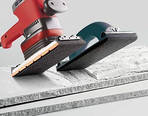 شرائح شبكية من الكتان من kwb للجلخ من الورق الملون والجاف ، f. مطحنة يدوية 93 × 280 K-180 ، مصنوعة من الألياف الزجاجية ، شريط فيلكرو م مثقوب ، 5 قطع. in Kuwait