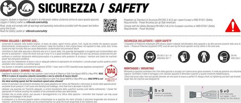 SIT 0784 فرشاة لآلة الصنفرة الإسفنجية والشفرات الكاشطة RSF-Flex-Ø: 115 مم in Kuwait
