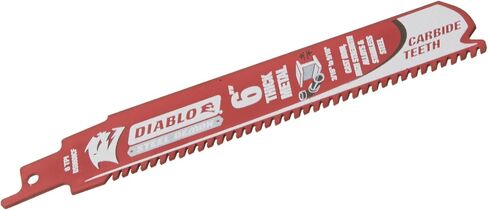 Freud DS0608CF Steel Demon Carbide-Tipped Reciprocating Blades for Thick Metal Cutting, 6-Inch in Saudi Arabia