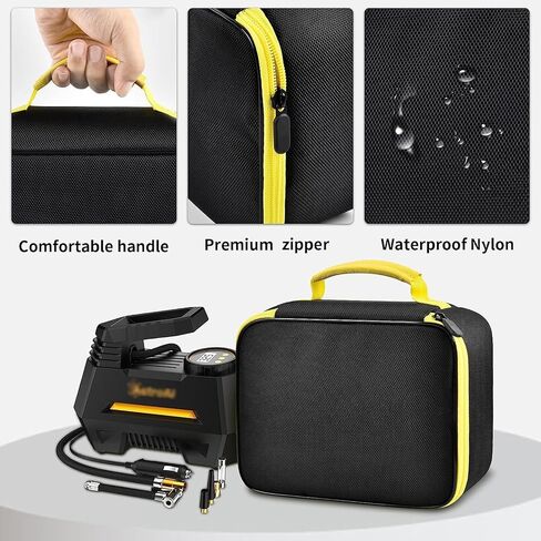 حقيبة مضخة هواء Tanmqin متوافقة مع منفاخ الإطارات AstroAI، حافظة متوافقة مع DEWALT 20V MAX XR Jig Saw DCS334B، حقيبة تنظيم حامل التخزين لبطارية Dewalt 20v Max in Kuwait