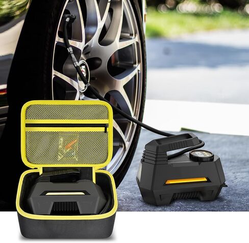 حقيبة مضخة هواء Tanmqin متوافقة مع منفاخ الإطارات AstroAI، حافظة متوافقة مع DEWALT 20V MAX XR Jig Saw DCS334B، حقيبة تنظيم حامل التخزين لبطارية Dewalt 20v Max in Kuwait