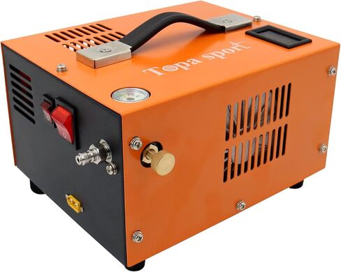 TOPA SPORT Portable PCP Air Compressor 4500Psi/30Mpa/300Bar Compressor for PCP Rifle and Paintball Tank Air Pump, Powered by 12V Car DC or Home 110V AC with Power Converter and Oil-Moisture Filter in Saudi Arabia
