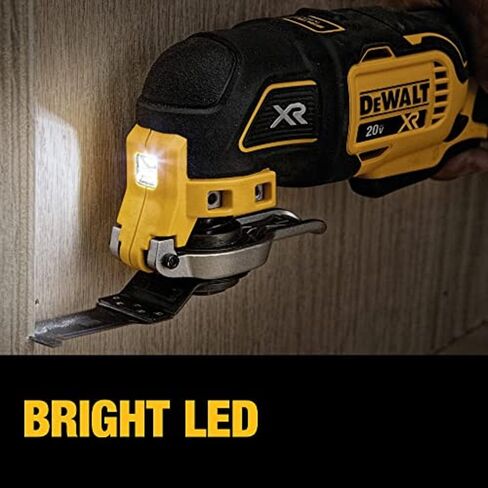 أداة متعددة التأرجح DEWALT 20V Max XR، سرعة متغيرة، أداة فقط (DCS356B) ومجموعة أدوات مثقاب لاسلكية 20V Max من DEWALT، أداتان (DCK240C2)، مفك مثقاب أصفر/أسود/مجموعة أدوات كومبو للصدمات in Saudi Arabia