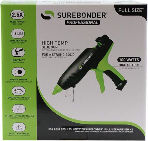 PRO2-100 100 Watt High Temperature Professional Heavy Duty Hot Glue Gun - Uses full size, 7/16" glue sticks in Saudi Arabia