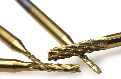 10 قطع 0.8-3 مم من الكربيد المطلي بالتيتانيوم، لقم نقش صغيرة من الكربيد باستخدام الحاسب الآلي، مجموعة لقم التوجيه باستخدام الحاسب الآلي أداة PCB Endmill، ساق 1/8 بوصة لأدوات دريميل الدوارة من ماسانت in Kuwait