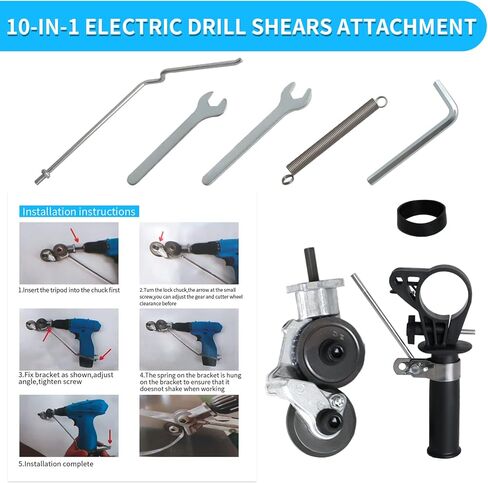 مقصات مثقاب كهربائية، قاطع ألواح معدنية، مقصات مثقاب كهربائي، مقص قطع للحديد، الصفائح البيضاء، النحاس، الألومنيوم، الفولاذ، قطع الصفائح المعدنية in Kuwait