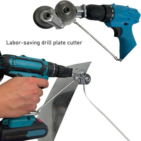 Sheet Metal Cutter Tools for Drill - Sheet Metal Cutter Drill Attachment Cutting Tool for Drills - Electric Drill Metal Plate Cutter - Cutting Iron Tin Sheet Shear Cutters in Kuwait