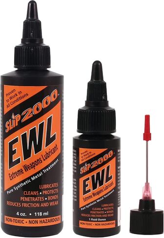 SLIP 2000 EWL CLP Gun Lube - Extreme Weapons Lubricant Synthetic Gun CLP Cleaner - 4 oz Squeeze Bottle | Cleans, protects and lubricates machine guns and chain guns in Saudi Arabia