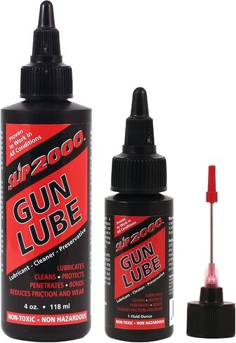 Slip 2000 Gun Lube Buddy Pack, Synthetic, Needle Tip Applicator, 1 & 4 oz | Eliminates Excessive Wear, For Peak Performance Shotguns, Rifles, Pistols in Saudi Arabia