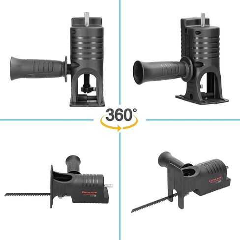 Conversion head,ERYUE Electric Drill Modified To Electric Saws Accessory Modification Tool Kit Electric Reciprocating Saws Drill to Jig Saws Portable Woodworking Cutting Utility Tool for Wood Metal C in Kuwait
