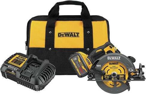 DEWALT FLEXVOLT 60V MAX* منشار دائري مع طقم فرامل، 7-1/4 بوصة (DCS578X1) in Saudi Arabia