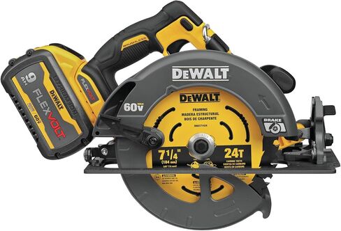 DEWALT FLEXVOLT 60V MAX* منشار دائري مع طقم فرامل، 7-1/4 بوصة (DCS578X1) in Saudi Arabia