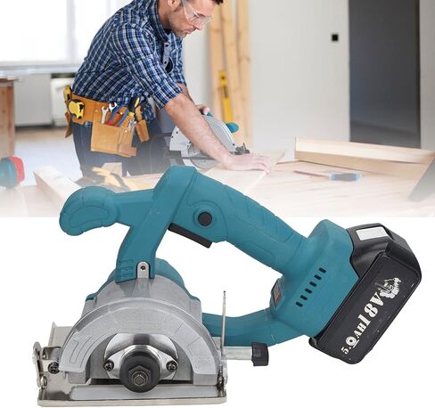 منشار دائري كهربائي 18 فولت 1200 وات 11800 دورة في الدقيقة منشار كهربائي لاسلكي مناشير دائرية زاوية القطع مع زر القفل in Kuwait