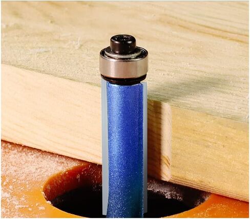 4Pcs Flush Trim Router Bit Set, 1/4 Inch Shank Top Bearing Flush Trim Router Bit,1/4" 5/16" 3/8" 1/2" Cutting Diameter for Woodworking in Saudi Arabia