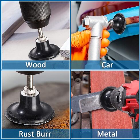 Nuenen 150 Pcs 60 Grit Sanding Discs 2 inch Grinding Disc Die Grinder Sanding Discs Aluminum Disc for Die Grinder Surface Prep Strip Grind Polish Finish Burr Rust Paint Removal, Blue in Kuwait